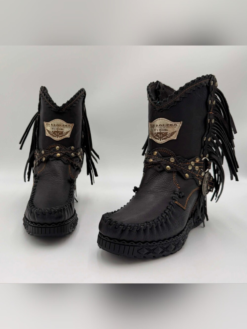 El Vaquero Arya Wild Void Boots SZ 40 🖤 - Picture 3 of 13